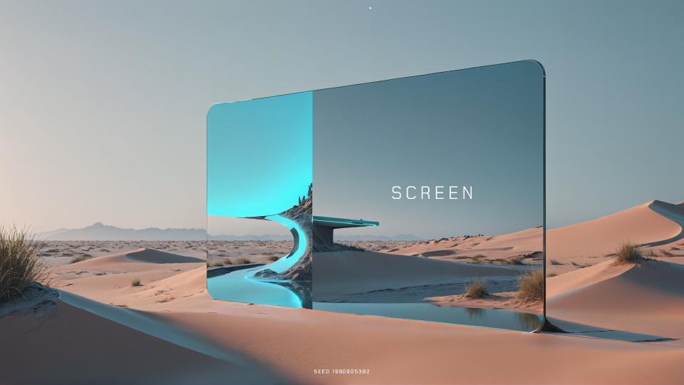 uniquely custom AI generated screen concept image