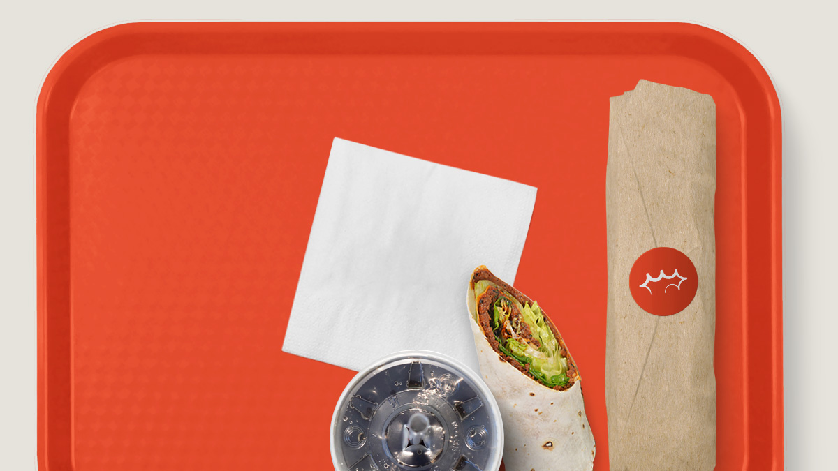Food tray showcase