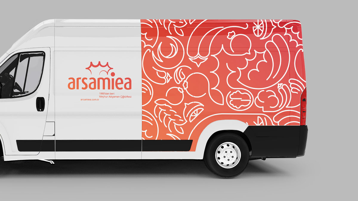 Arsamiea pattern on van
