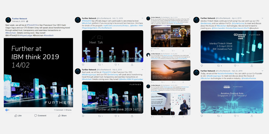Further social media post designs