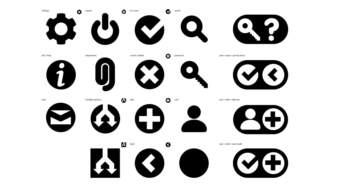 selection from praxapp icon combinations designs