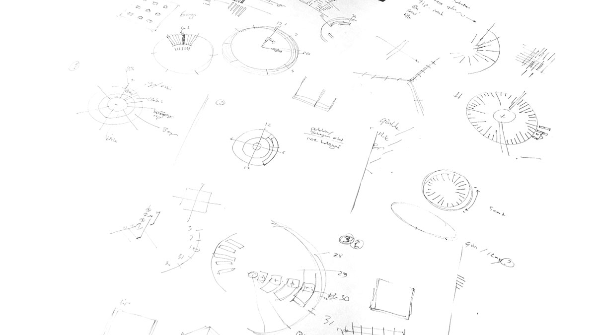 Initial design drafts