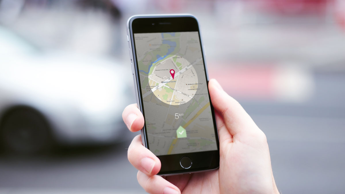 location view on UI mockup