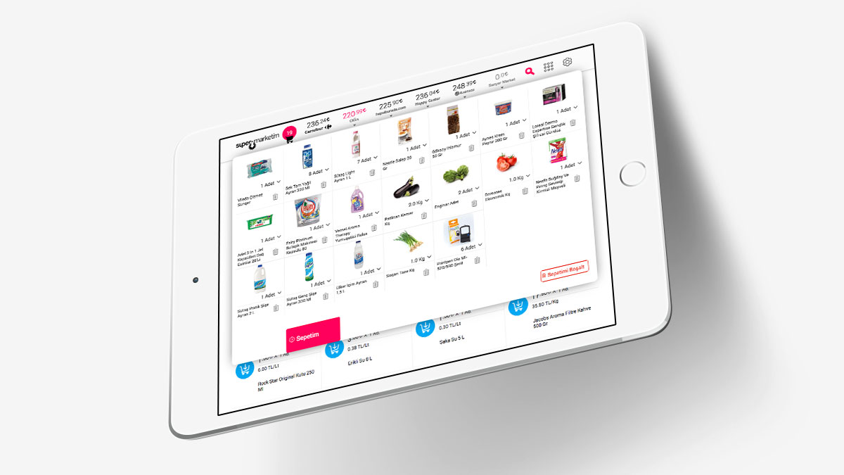 tablet responsive UI