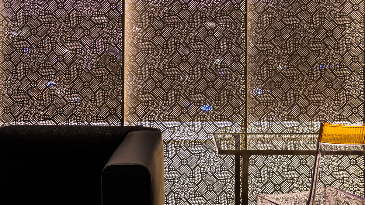 Second pattern on window shades