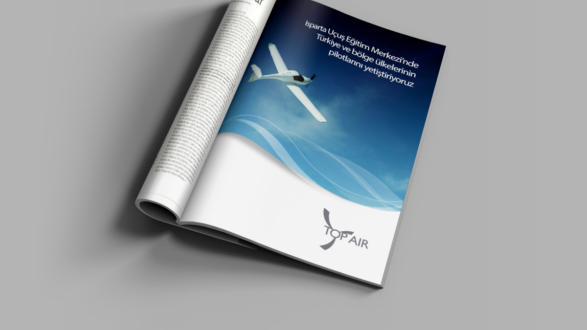 TopAir magazine ad mockup